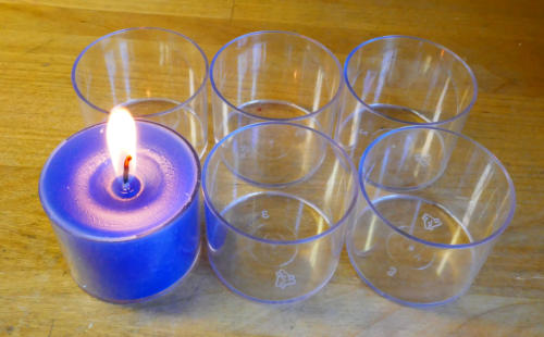24Pcs candle making cup tealight candle tin DIY candle cups Metal